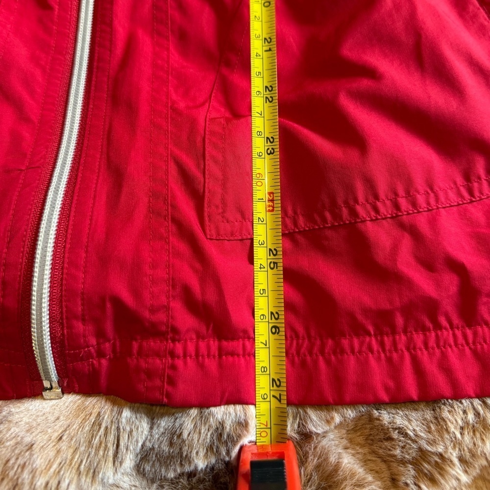 Vtg Catalina Red Windbreaker Women’s Jacket size 12/14 - Picture 6 of 10
